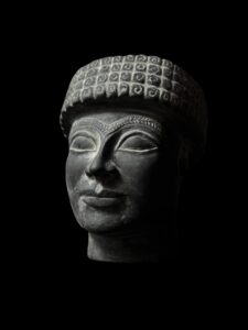 Handmade Gudea Statue Replica: Ancient Mesopotamian Art Collectible - Image 1