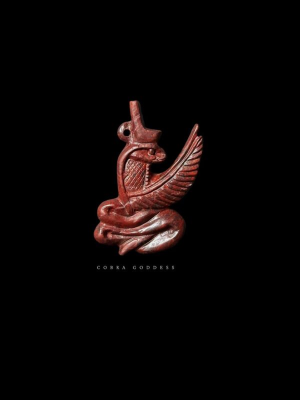 Pendant mighty uraeus cobra symbol amulet, Egyptian Snake symbol made in Egypt