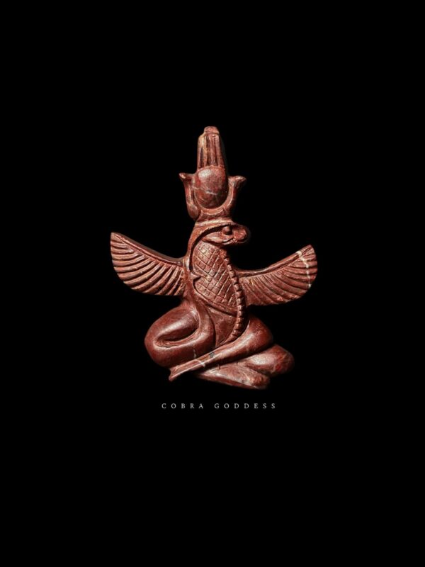 Pendant mighty uraeus cobra symbol amulet, Egyptian Snake symbol made in Egypt