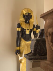 King Tutankhamun Guardian KA Statue: Egyptian Museum Decor - Image 1