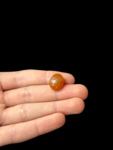 Egyptian Scarab pendant necklace, The decorative Good luck scarab in Ancient Egypt. - Image 1