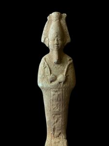 Vintage Stone Egyptian God Osiris Statue - Image 1