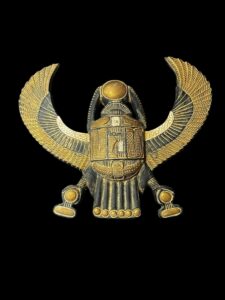 Egyptian Winged Scarab with God Anubis symbol for wall hanging decors - Image 1