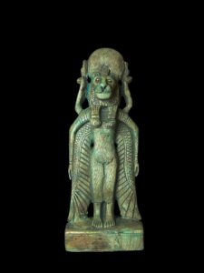 Goddess Sekhmet statue made in Egypt from Flame stone - Image 1