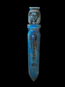Goddess Hathor Sword: Ancient Egyptian God Bes Artifact - Image 1
