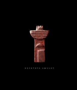 Goddess Nephthys Jasper Amulet: Nebet-Het Crown Symbol - Image 1