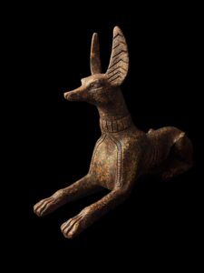 Egyptian God Anubis Statue: Afterlife Decor - Image 1