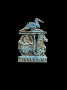Egyptian Scarab statue, The decorative Good luck scarab in Ancient Egypt. - Image 1
