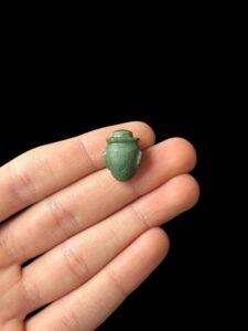 Egyptian Heart Amulet, a heart symbol in Ancient Egypt. Ib amulet. - Image 1