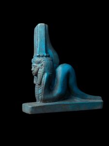 Manifest Handmade Goddess Hathor Statuette , Statue for the Egyptian Goddess Venus - Image 1