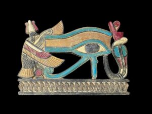 Egyptian Eye of Horus Stone Wall Hanging - Ancient Decor - Image 1