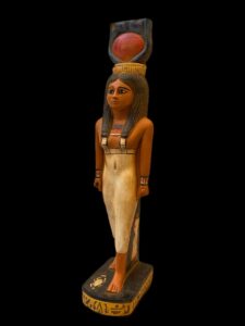 Manifest large Handmade Goddess Hathor Statuette , Statue for the Egyptian Goddess Venus - Image 1