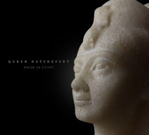 Alabaster Queen Hatshepsut Statue: Egyptian Art - Image 1