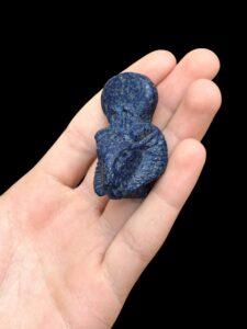 Amulet of Khnum made of Lapis Lazuli - Image 1