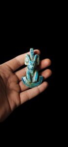 Egyptian God Anubis Pendant Necklace - Jackal Charm - Image 1