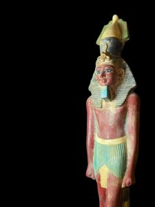 Handmade Egyptian King Ramses II Statue: Ancient Artifact Replica - Image 1