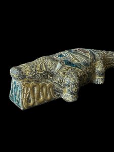 Egyptian God Sobek Statue: Nile Crocodile God - Image 1