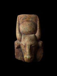 Manifest Handmade Goddess Hathor Statuette , Statue for the Egyptian Goddess Venus - Image 1