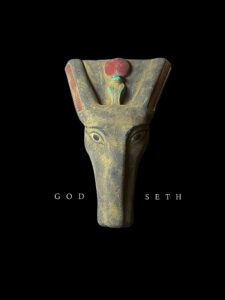 Handcrafted God Seth Statue: Authentic Egyptian Decor - Image 1