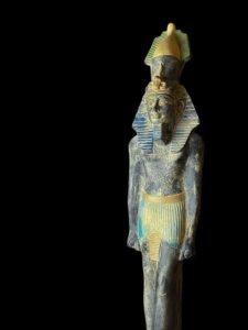 Handmade Egyptian King Ramses II Statue: Ancient Artifact Replica - Image 1