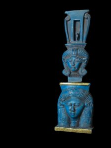 Manifest Handmade Goddess Hathor Statuette , Statue for the Egyptian Goddess Venus - Image 1
