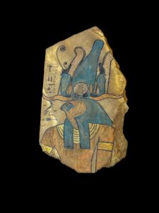 Large Egyptian God Horus Wall Relief: Ancient Home Decor Art - Image 1