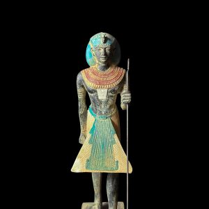King Tutankhamun Ka Statue: Egyptian Guardian Stone Sculpture - Image 1