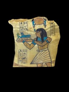 Ancient Egyptian God SHU Wall Relief: Handcrafted Egyptian Art - Image 1