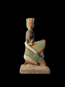 Vintage Goddess Isis statue, unique Isis goddess Statue. - Image 1