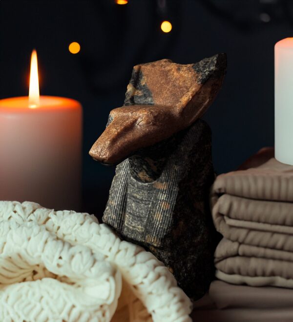 Handcrafted God Seth Statue: Authentic Egyptian Decor
