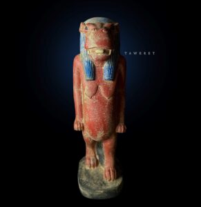 Handmade Egyptian Goddess Taweret Statue - Image 1