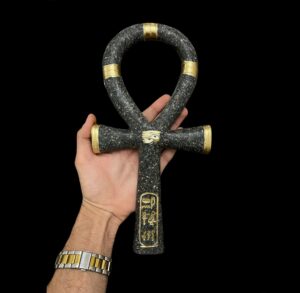 Hand-Crafted Ankh Cross: Key of Life Symbol - Image 1