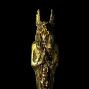Egyptian God Anubis Statue: Jackal Collectible Figurine - Image 1