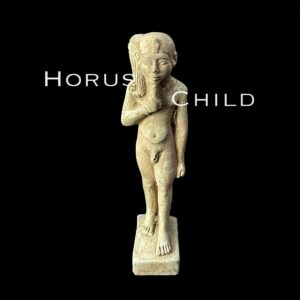 Harpokrates Statue: Horus the Child, Egyptian God Replica - Image 1