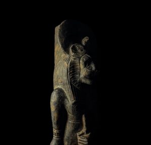 Hand Carved Granite Sekhmet Statue - Egyptian Goddess - Image 1