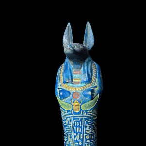 Egyptian God Anubis Statue: Jackal Collectible Figurine - Image 1