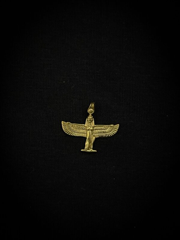 Goddess Isis Pendant, Divine Isis Amulet, For Inner Strength and Wisdom, Ideal Gift for Spiritual Seekers, Made in Egypt