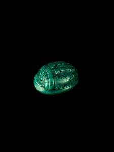 mini Egyptian Scarab, The decorative Good luck scarab in Ancient Egypt. - Image 1