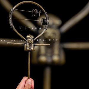 Goddess Sekhmet Sistrum: Ancient Egyptian Musical Instrument - Image 1
