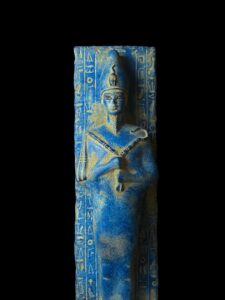 Basalt Egyptian God Osiris Statue: Unique Statuette - Image 1