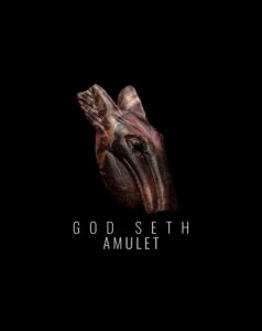 God Seth Amulet, Amulet for God Seth, Egyptian God Seth Statuette. God Set, the God of Chaos, God Osiris Brother. - Image 1