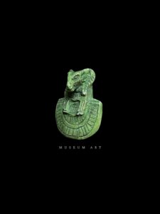 Mini Egyptian God Amun Statue: Museum Replica - Image 1