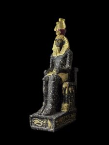 Handmade Egyptian King Ramses II Statue: Ancient Artifact Replica - Image 1