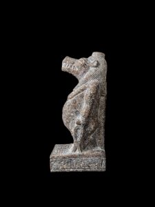 Handmade Egyptian Goddess Taweret Statue: Ancient Hippo Decor - Image 1