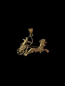 Ramses II Chariot Necklace: Battle of Kadesh Amulet - Image 1
