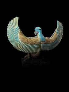 Vintage Goddess Isis statue, unique Isis goddess Statue. - Image 1