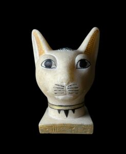 Ancient Egyptian Goddess Bastet statue, Home decor statues made in Egypt - Image 1