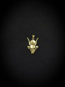 Goddess Hathor Amulet - Authentic Egyptian Craftsmanship - Spiritual Protection & Empowerment - Hathor pendant necklace. - Image 1