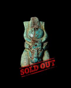 Manifest Handmade Goddess Hathor Statuette , Statue for the Egyptian Goddess Venus - Image 1