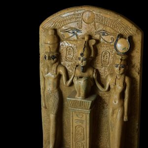 Triad of Osorkon: Osiris, Isis, & Horus - Image 1